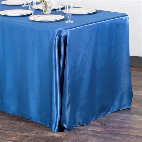 Thickness 135 GSM (grams per square meter) Stain and Wrinkle-Resistant. . Satin tablecloth